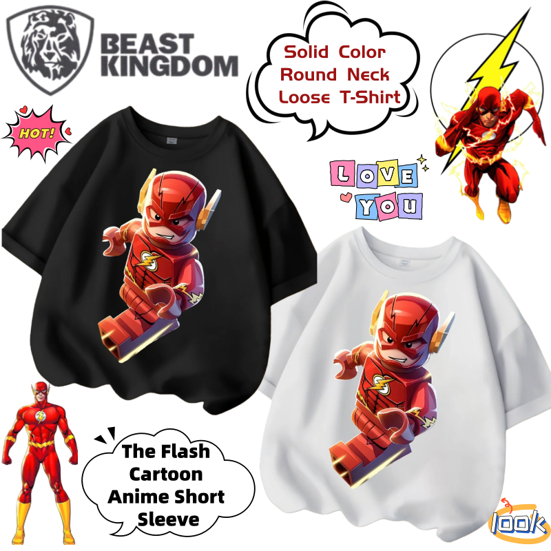 Anime Merchandise T Shirt - New BeastKingdom The Flash Creative Cartoon