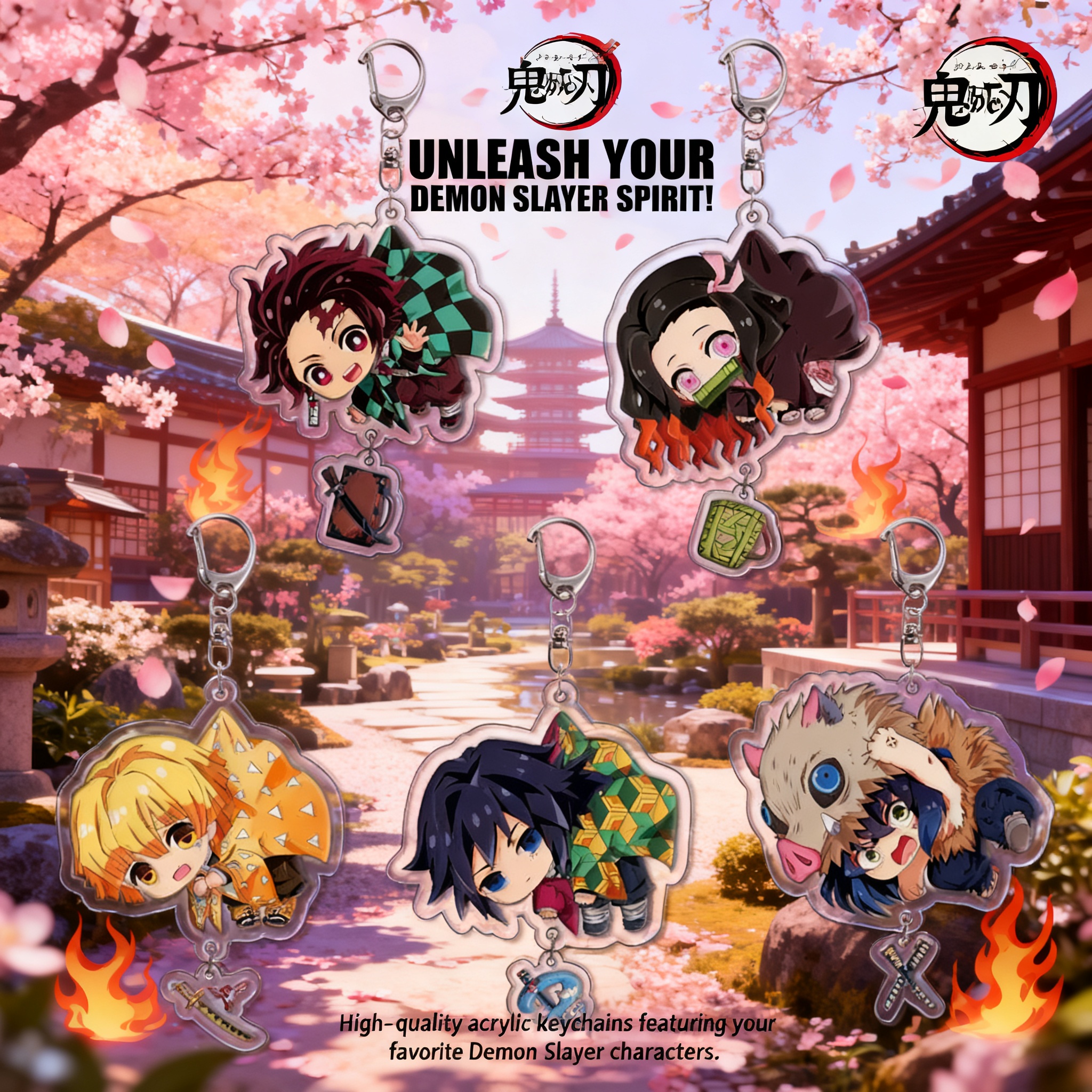 Anime Cosplay Merchandise - Demon Slayer Kimetsu no Yaiba Anime