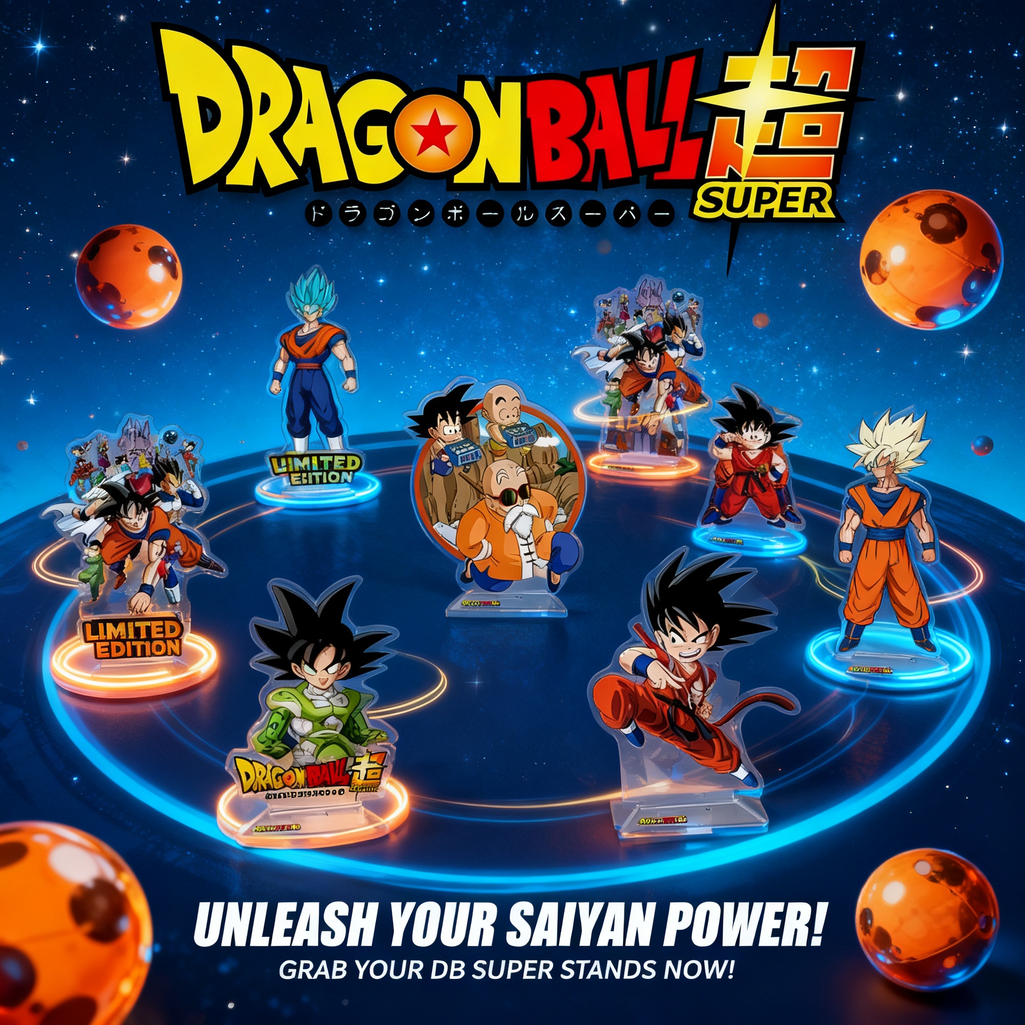 Anime Merchandise Distributors - Dragon Ball Anime Figure Acrylic Stand
