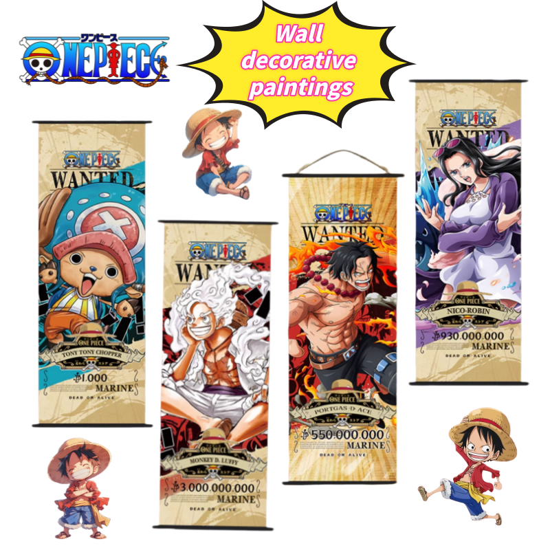Anime Poster Print - One Piece Ace Chopper Usopp Sogeking