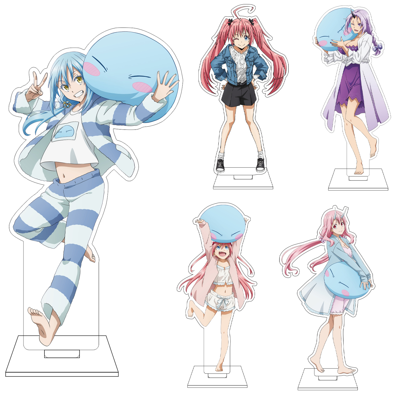 Given Anime Merchandise - 16CM Anime Rimuru Tempest Diablo shuna
