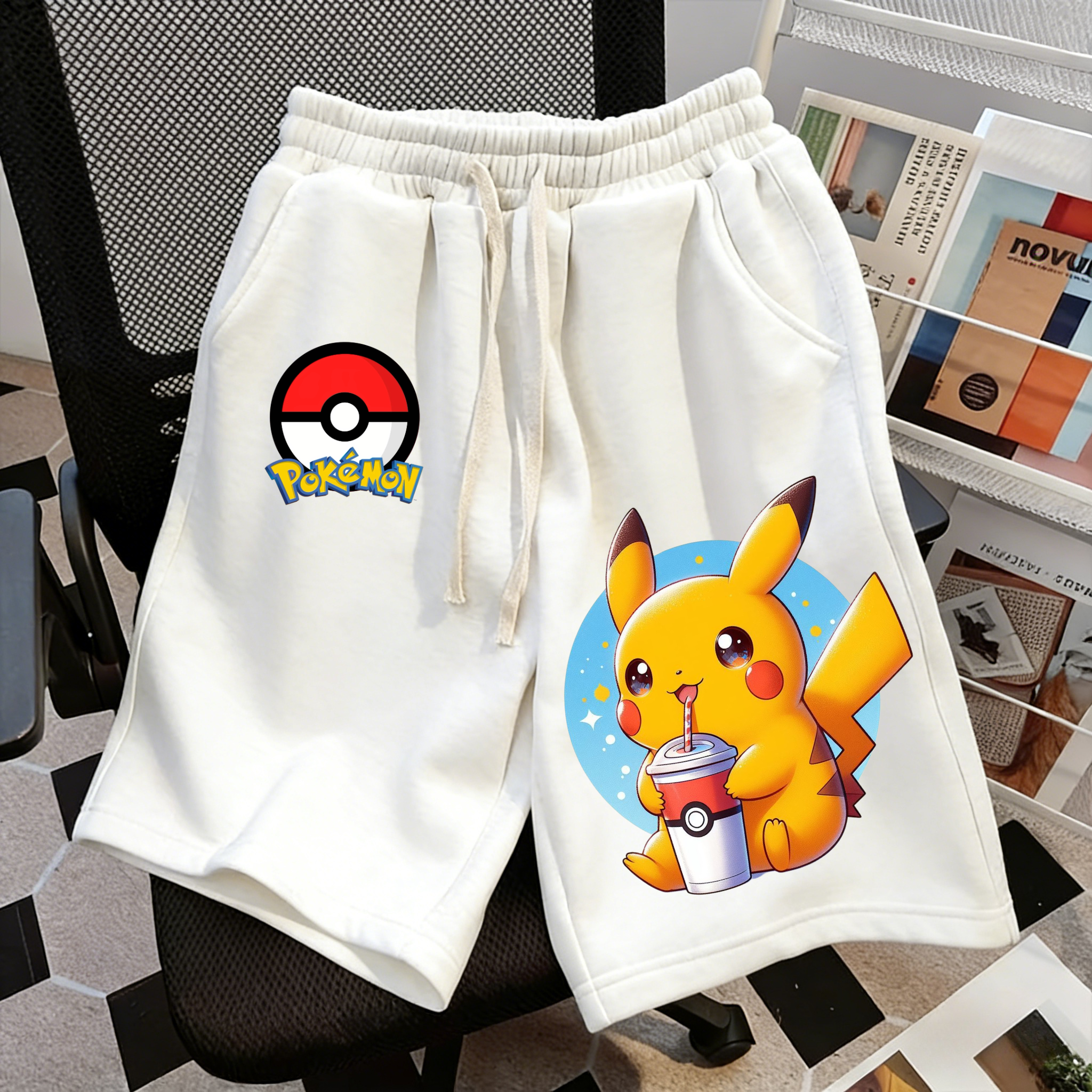 Anime Merchandise Store In Japan - Pokemon Pikachu Charmander Bulbasaur Graphic Shorts