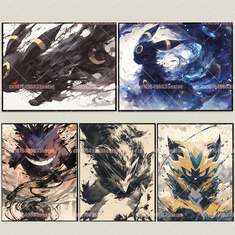 Anime Pokemon Canvas Painting  - Anime Poster Print review and price