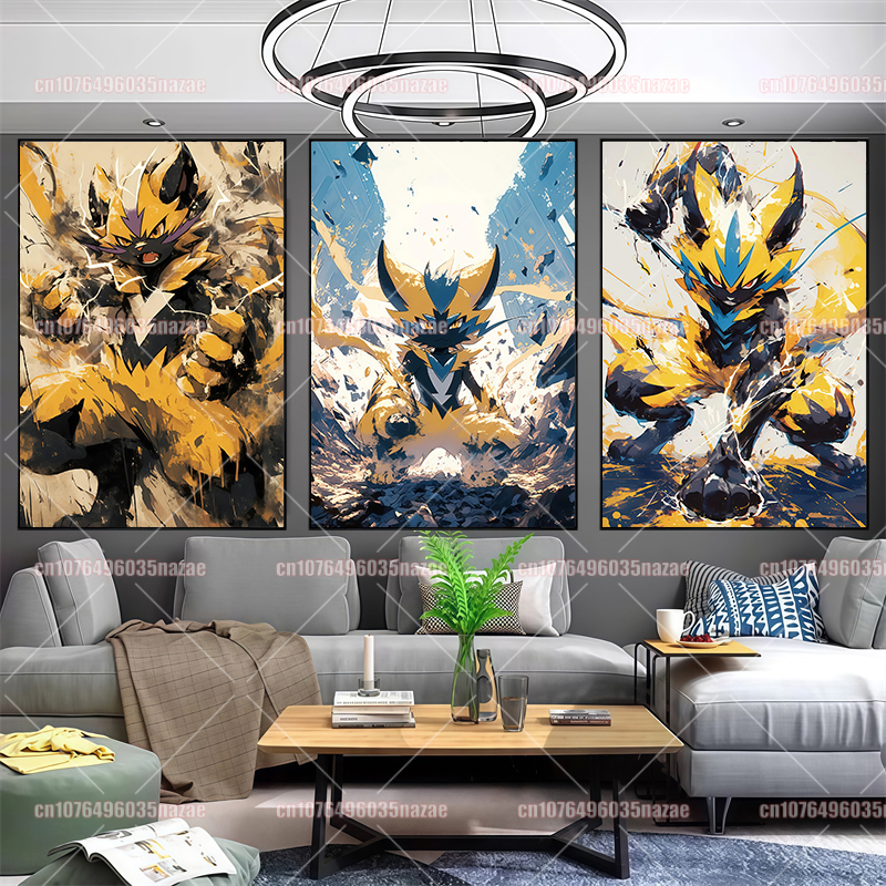 Anime Pokemon Canvas Painting  - Anime Poster Print review and price
