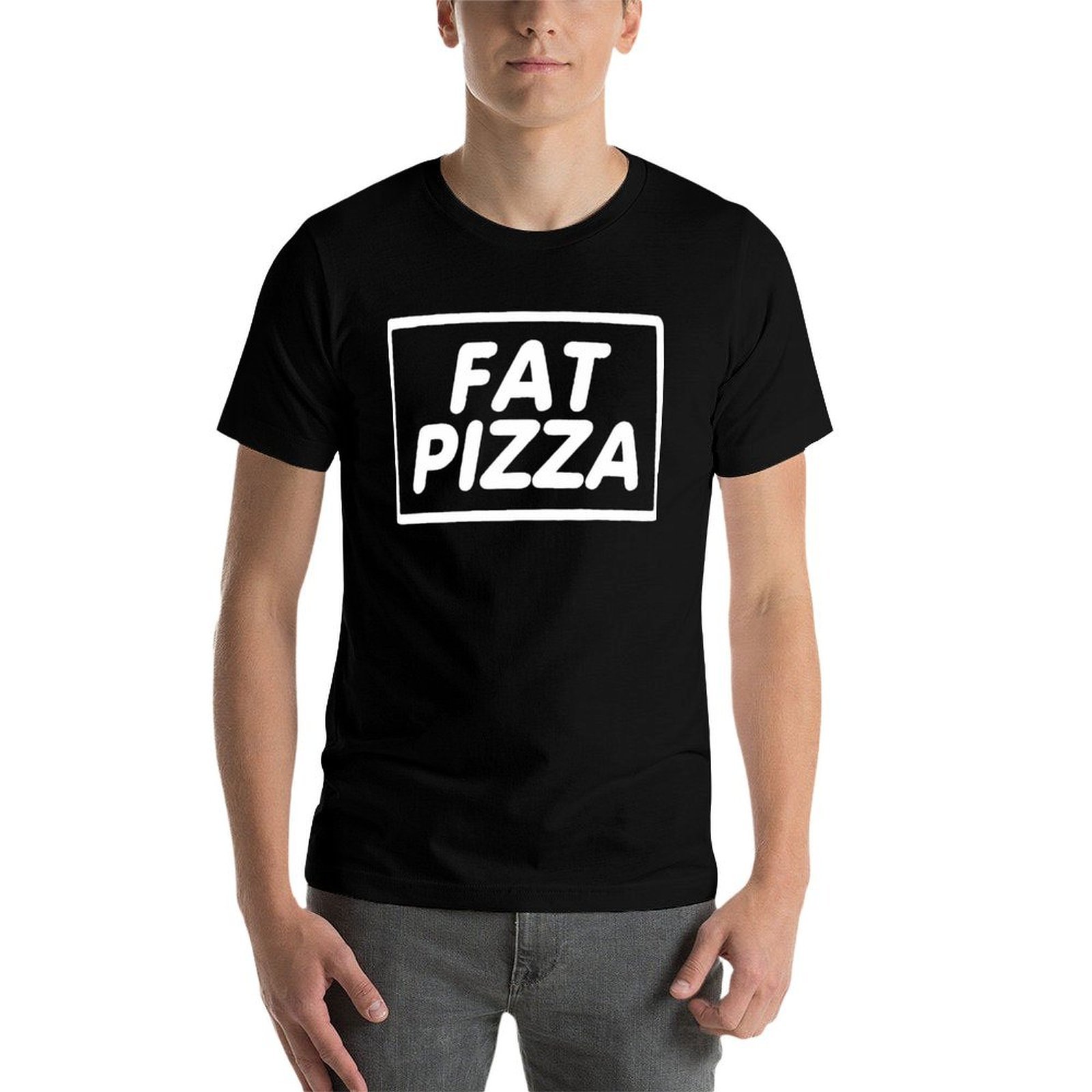 BEST SELLER - Fat Pizza Logo M - Anime Merchandise T Shirt review and price