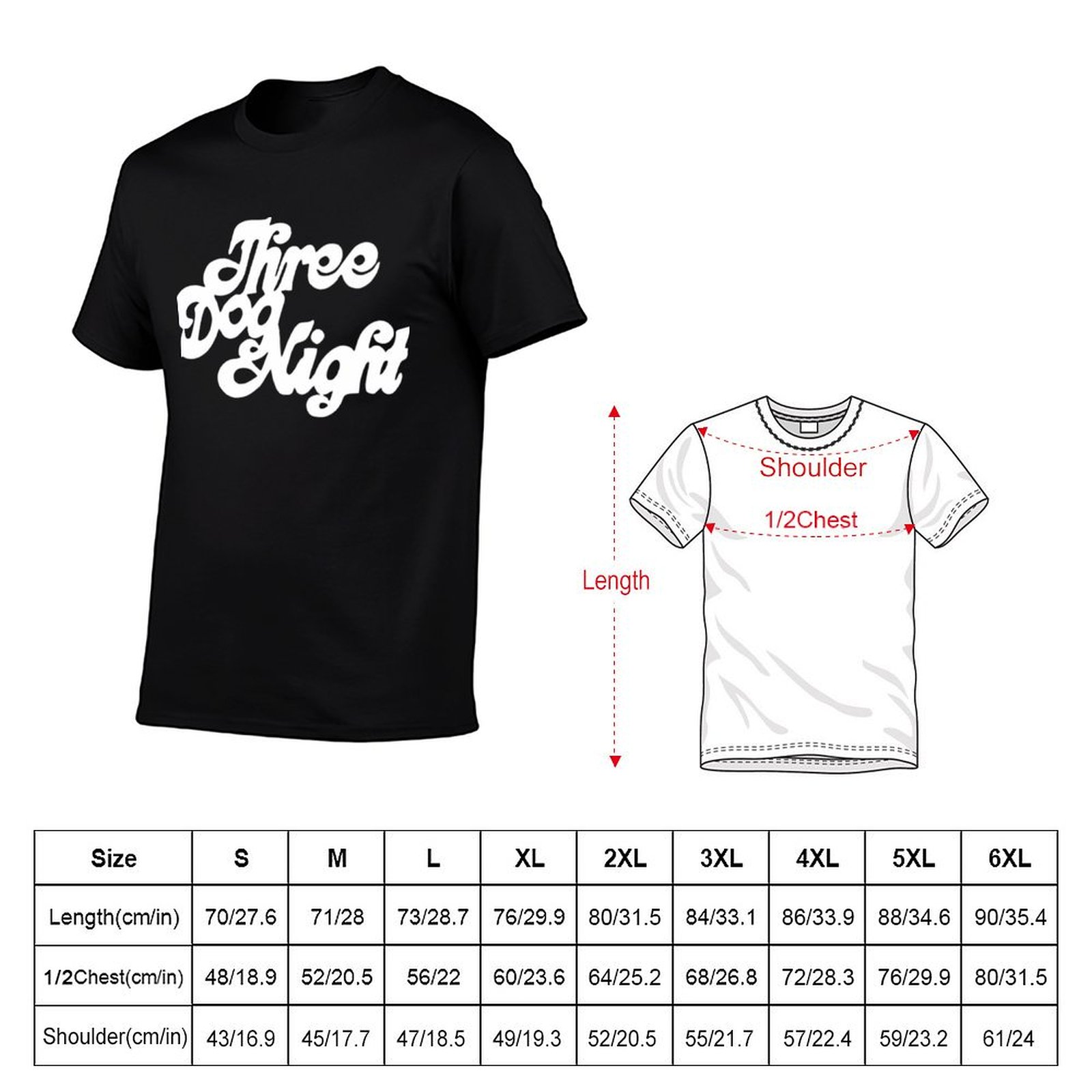 BEST SELLER - Three Dog Night  - Anime Merchandise T Shirt review and price