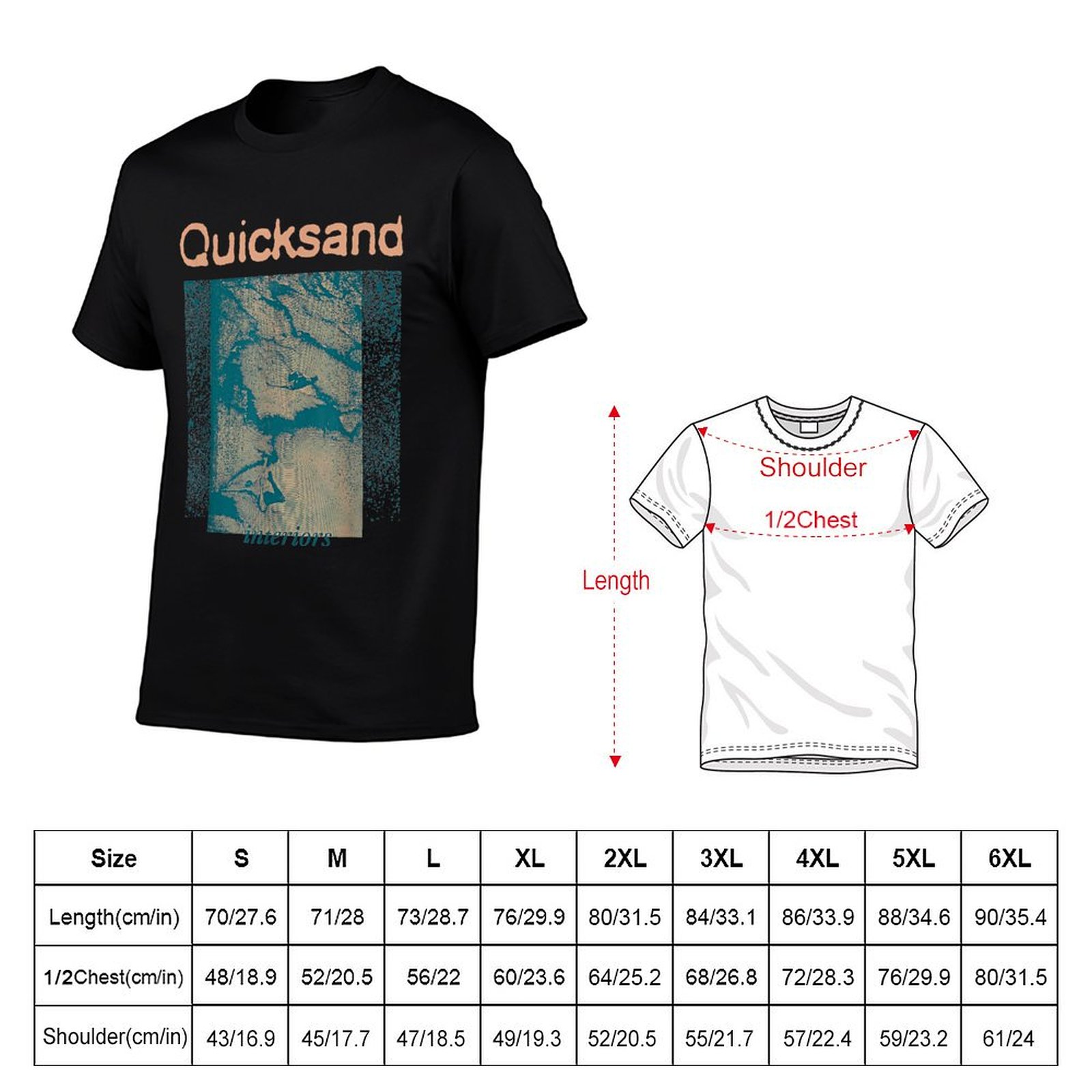 Quicksand - Interiors - Offici - Anime Merchandise T Shirt review and price