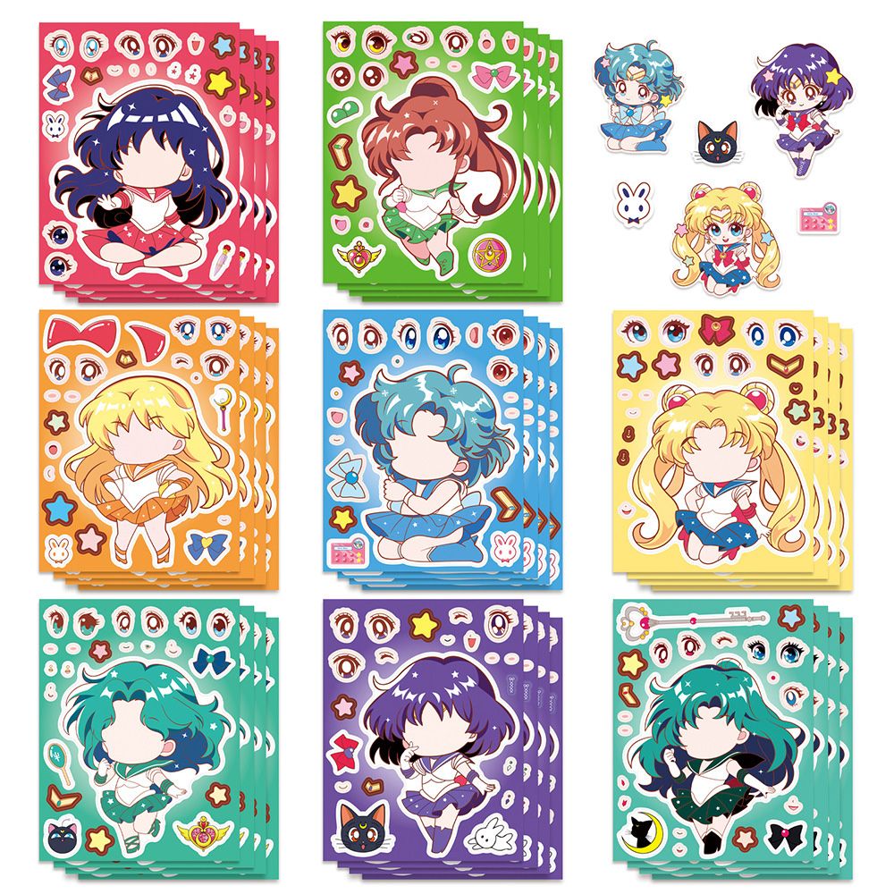 8/16PCS Sailor Moon Face-Chang - Anime Poster Print review and price