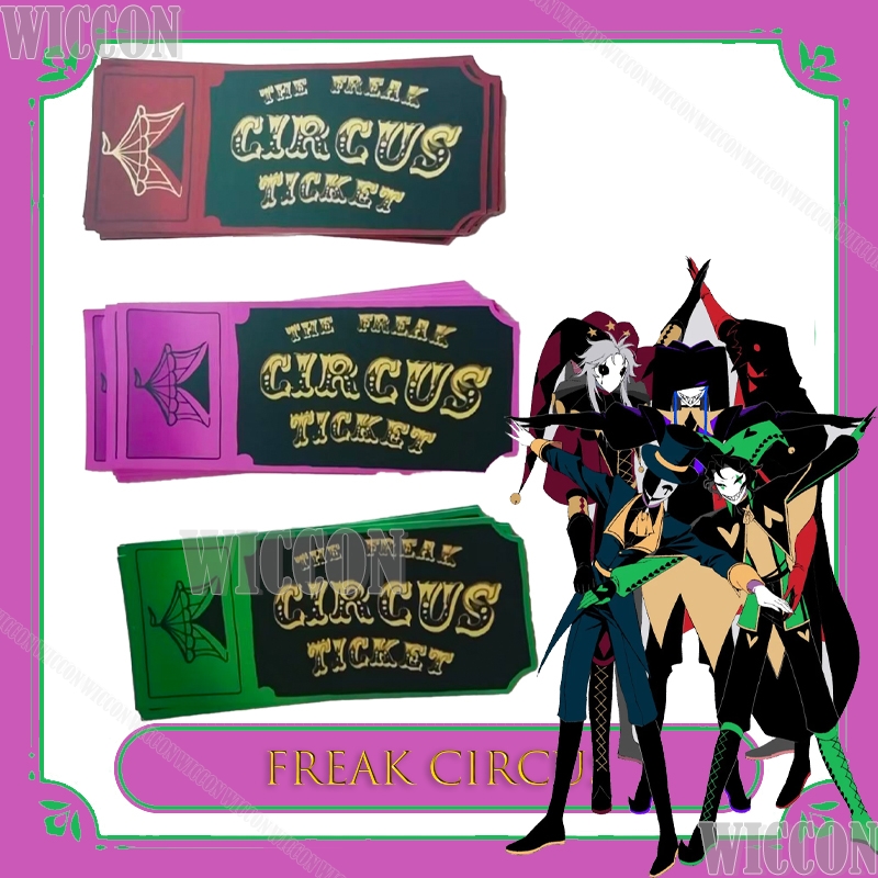 Freak Circus Ticket Card Red G - Anime Cosplay Merchandise review and price