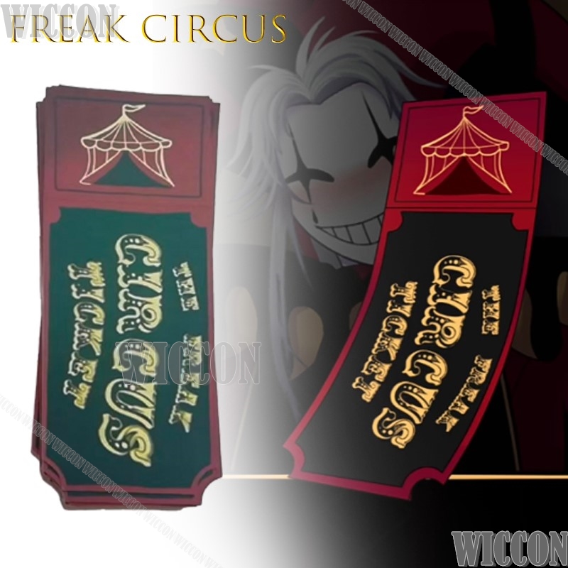 Freak Circus Ticket Card Red G - Anime Cosplay Merchandise review and price