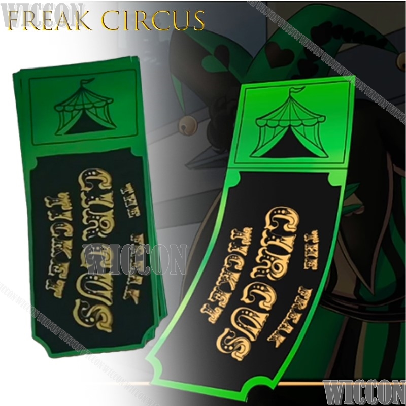 Freak Circus Ticket Card Red G - Anime Cosplay Merchandise review and price