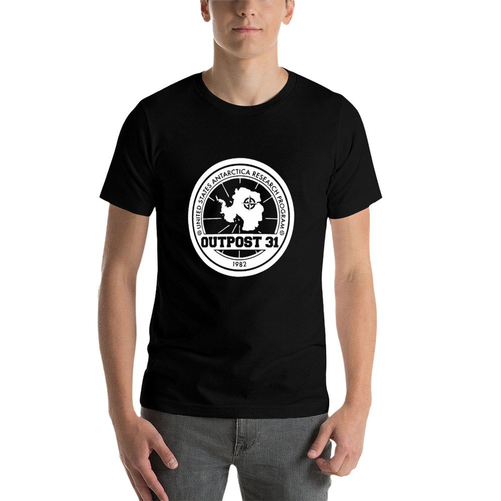Outpost 31 Logo MERCHANDISE T- - Anime Merchandise T Shirt review and price