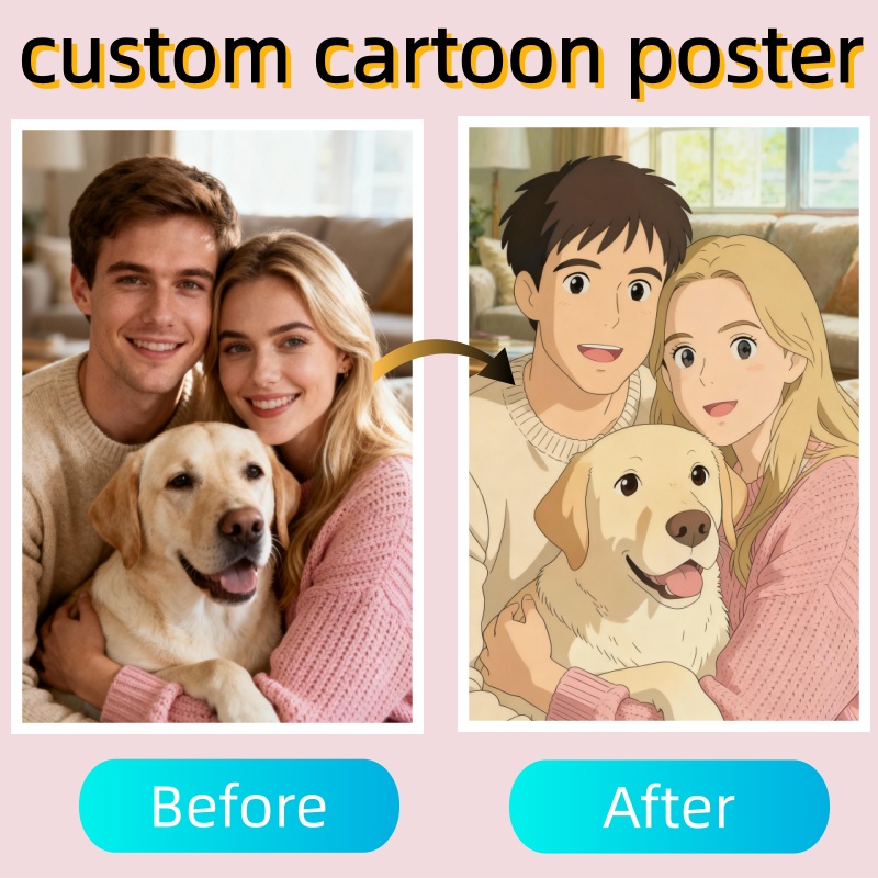 Custom Japanese Anime-Style Ch - Anime Poster Print review and price