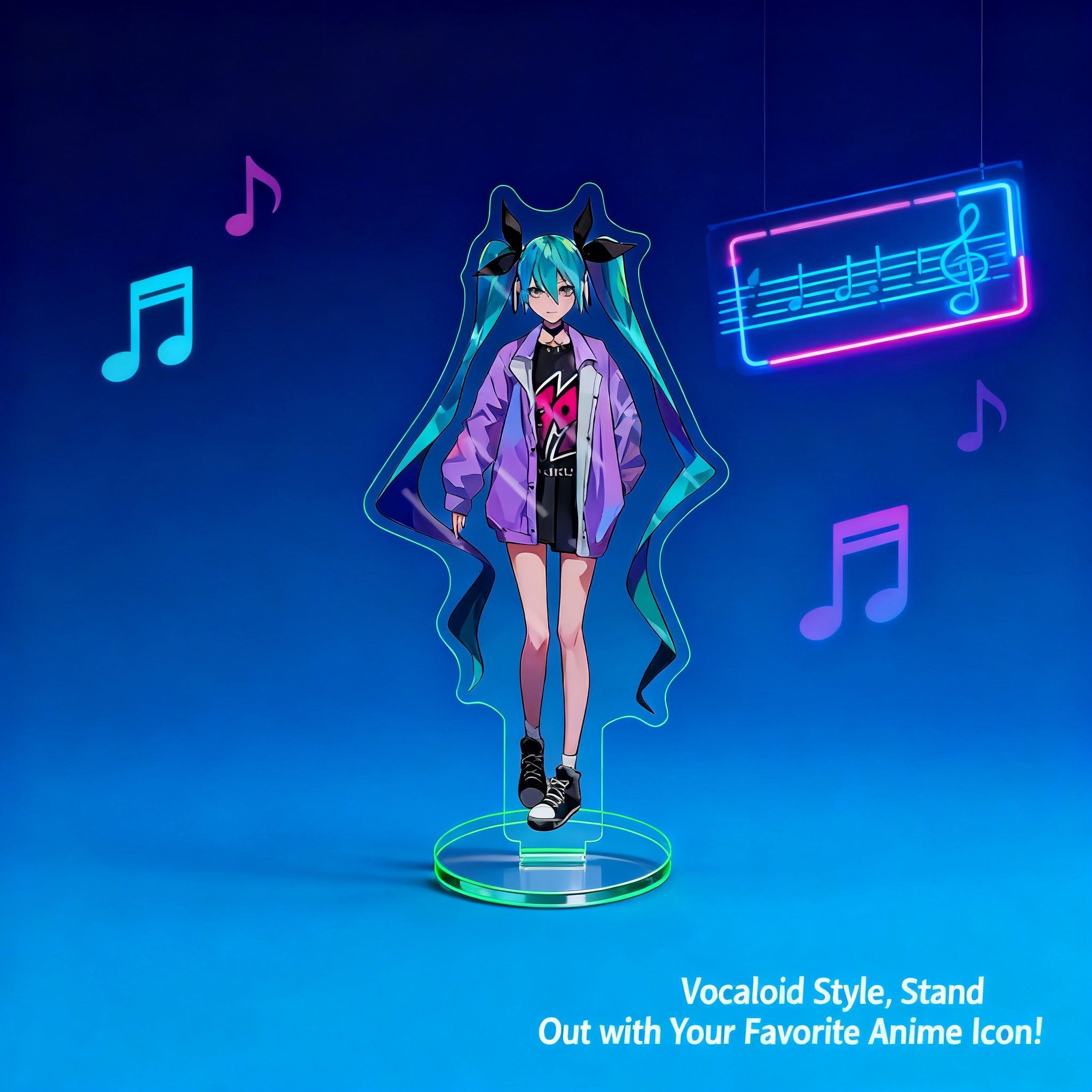 Hatsune Miku Large Standee Hat - Anime Merchandise Toys review and price