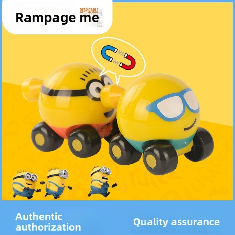 Minions cartoon cute toy train - Anime Merchandise Toys review and price
