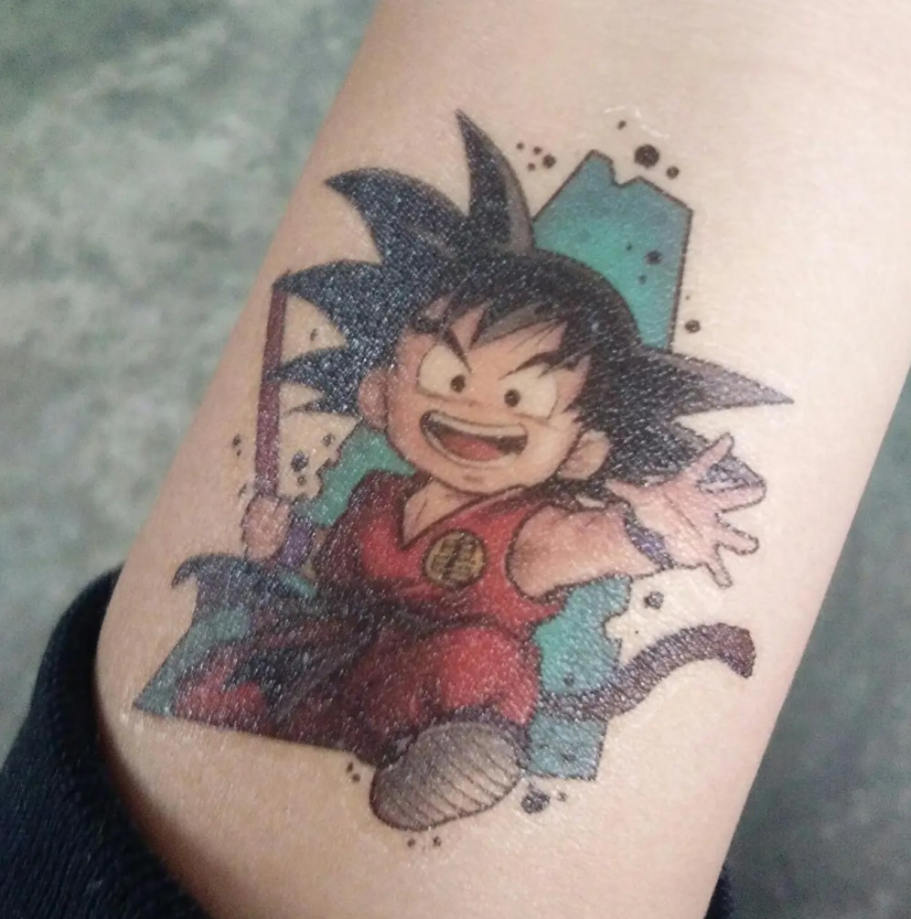 Dragon Ball tattoo stickers -  - Anime Poster Print review and price