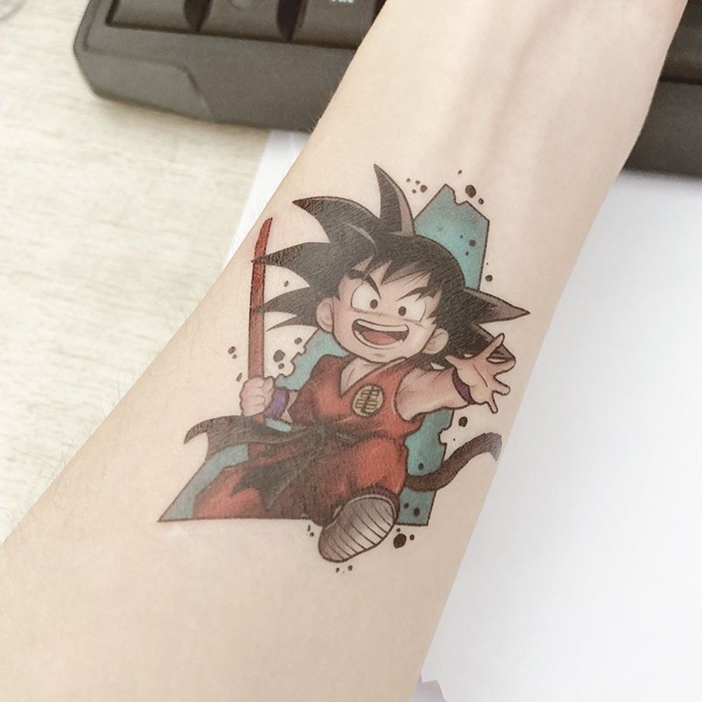 Dragon Ball tattoo stickers -  - Anime Poster Print review and price