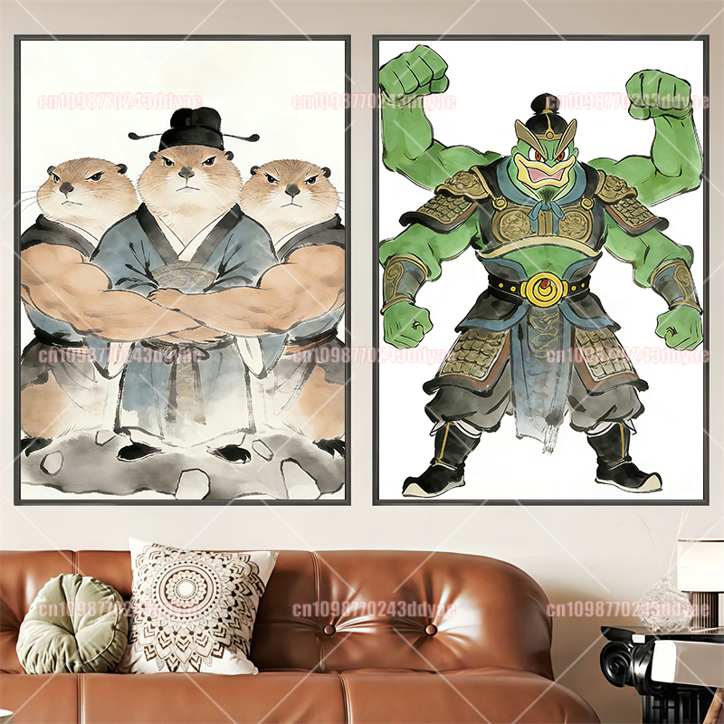 Pokemon Ink Antique Poster Gen - Anime Poster Print review and price
