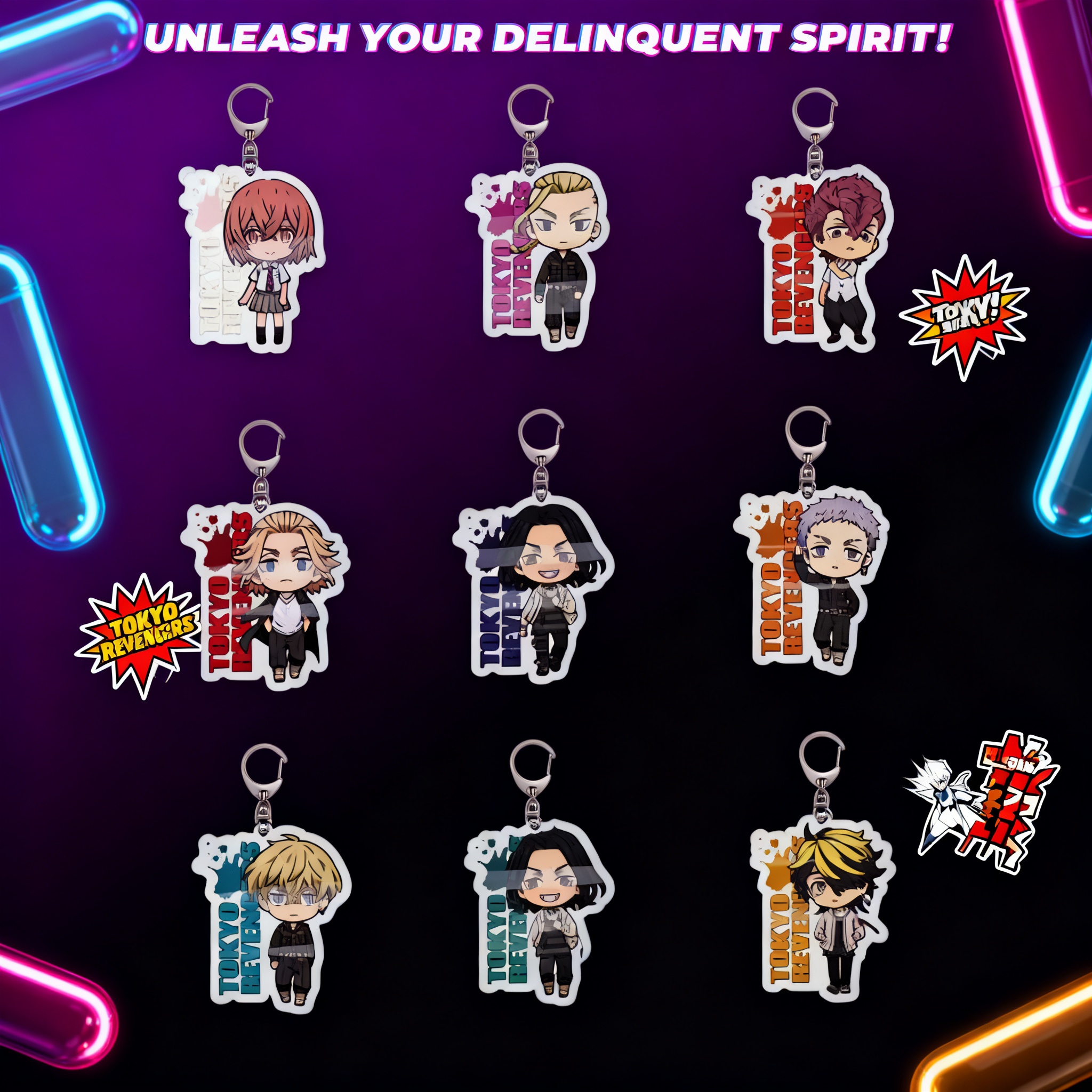 Acrylic Keychain Anime Tokyo R - Anime Merchandise Tokyo review and price