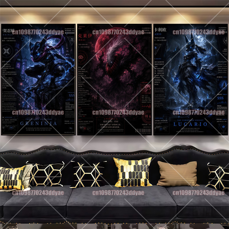 Anime Pokemon Canvas Painting  - Anime Poster Print review and price